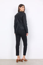 Load image into Gallery viewer, Soya Faux Leather Jacket: Black
