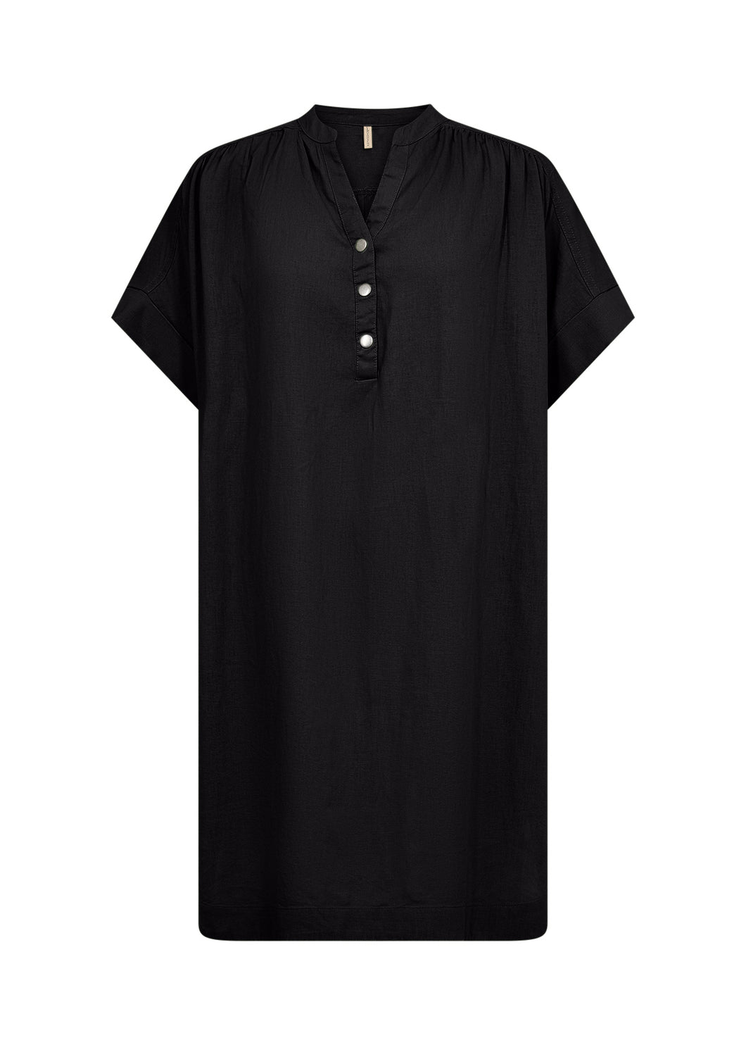 Soya Linen Tunic/Dress -Black