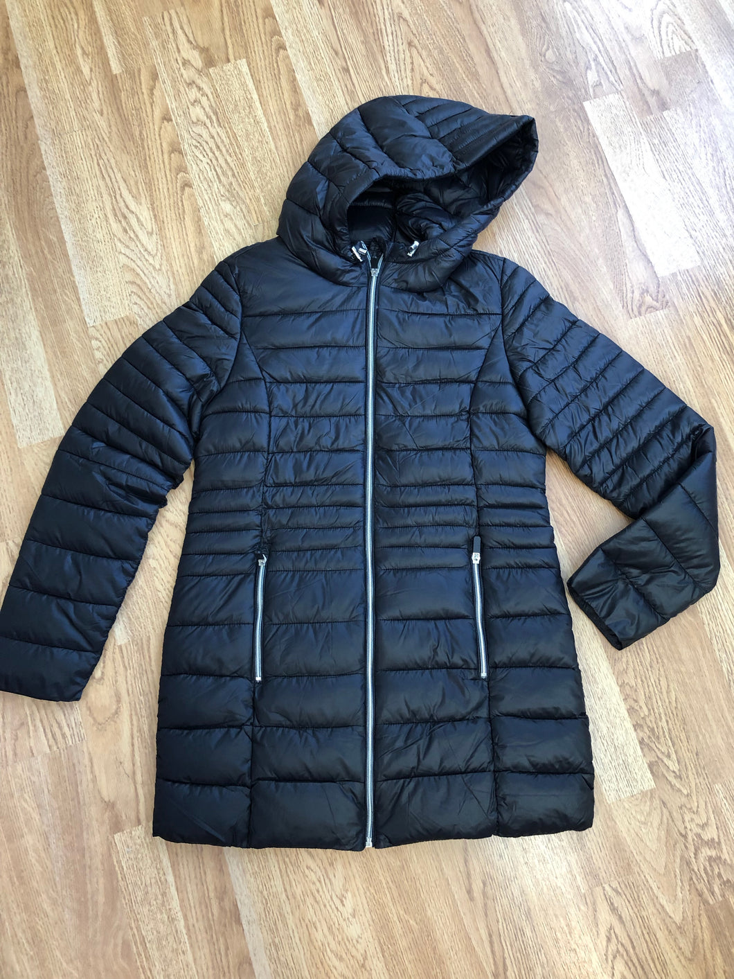 Ultra Light Hooded Puff 3/4 Jacket